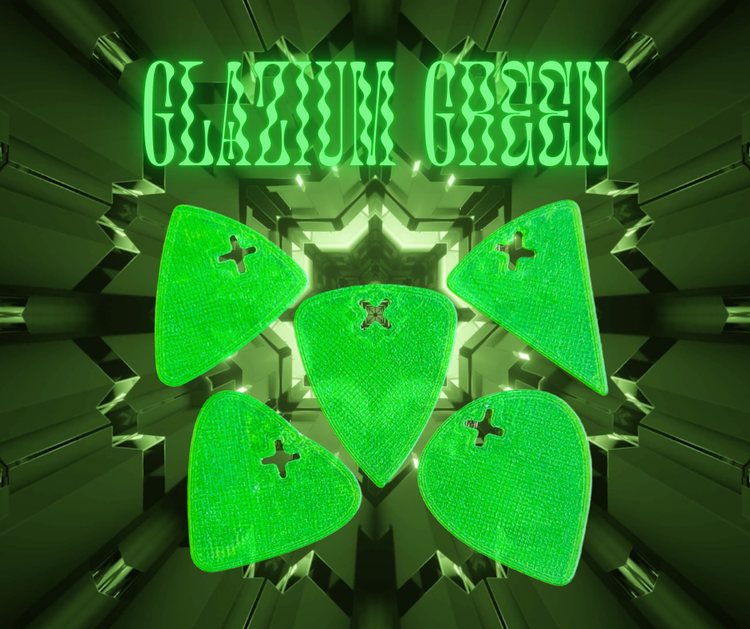 Glazium Green Plektren Kollektion