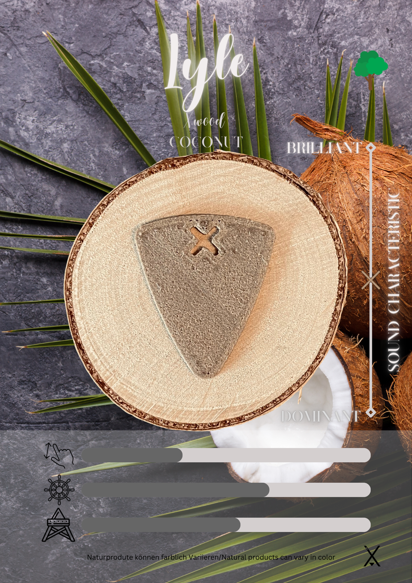 Lyle Plektrum X.wood Coconut