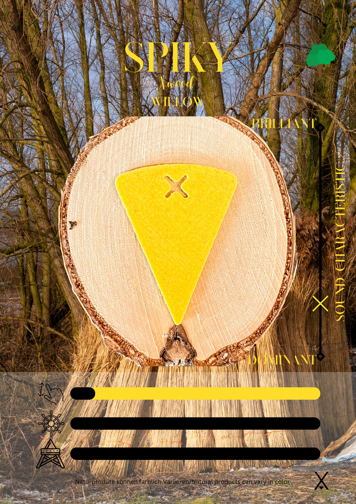 Spiky Plektrum X.wood Willow