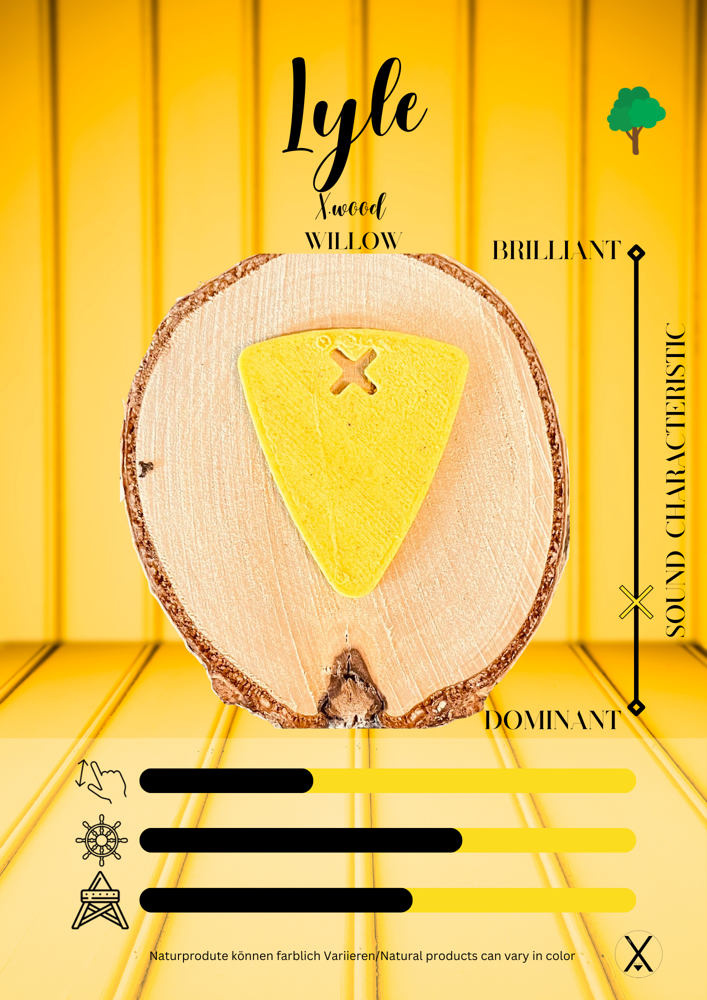 Lyle Plektrum X.wood Willow