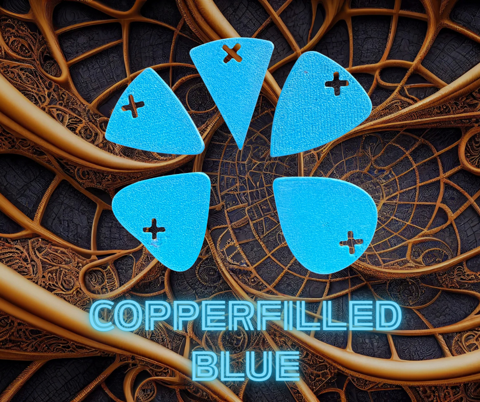 COPPERFILLED Blue Plektren Kollektion