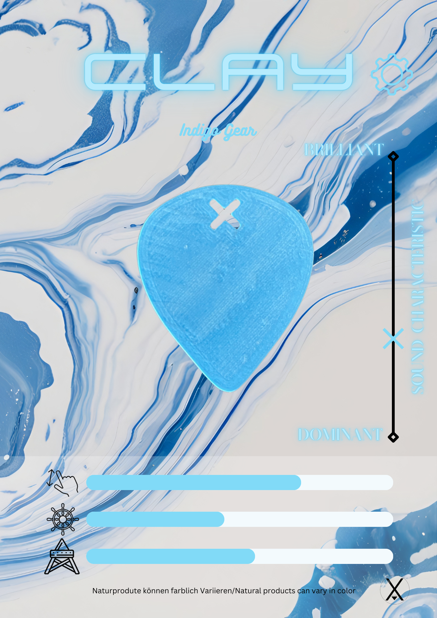 Clay Plektrum Indigo Gear
