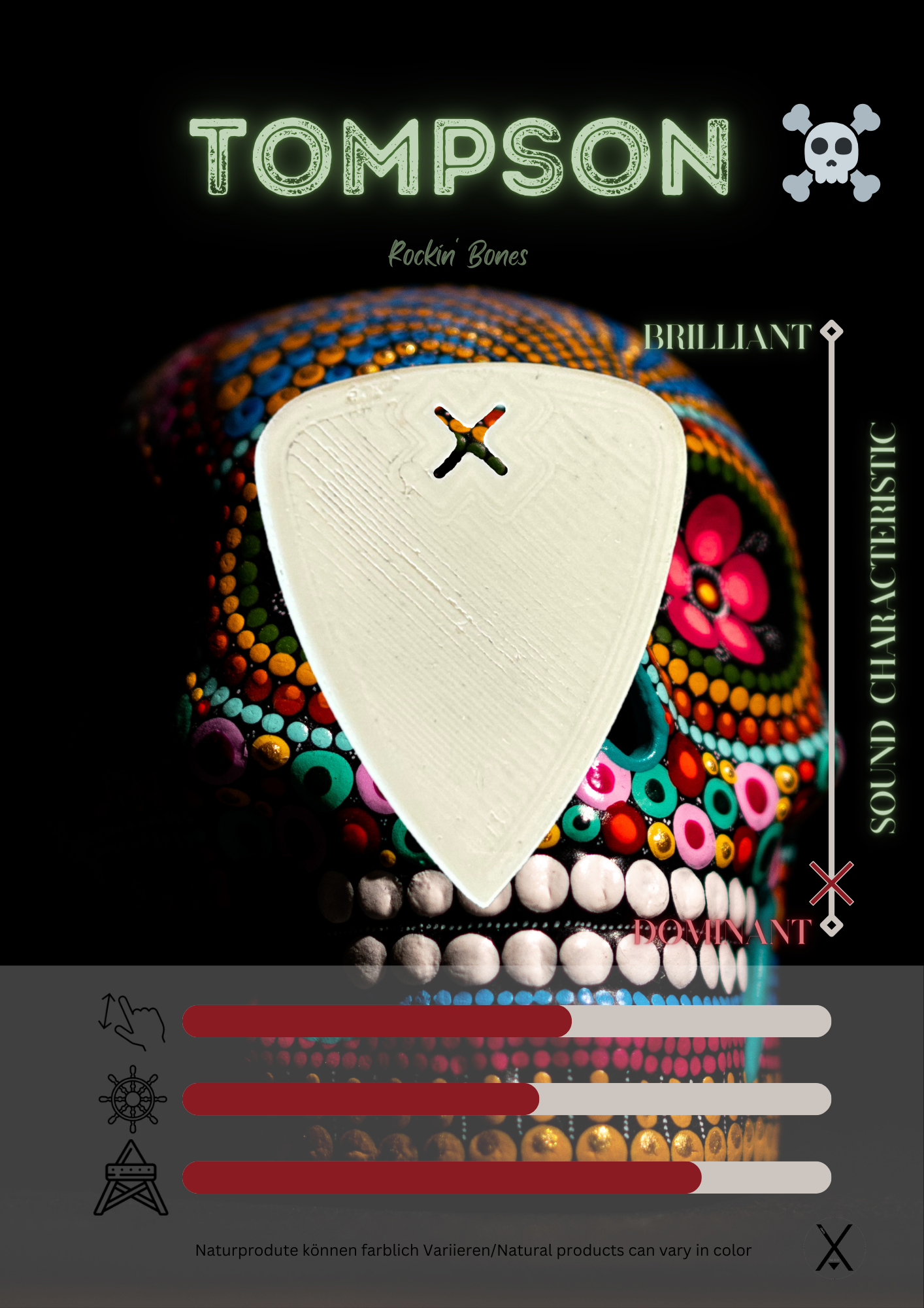 Tompson Plektrum Rockin' Bones