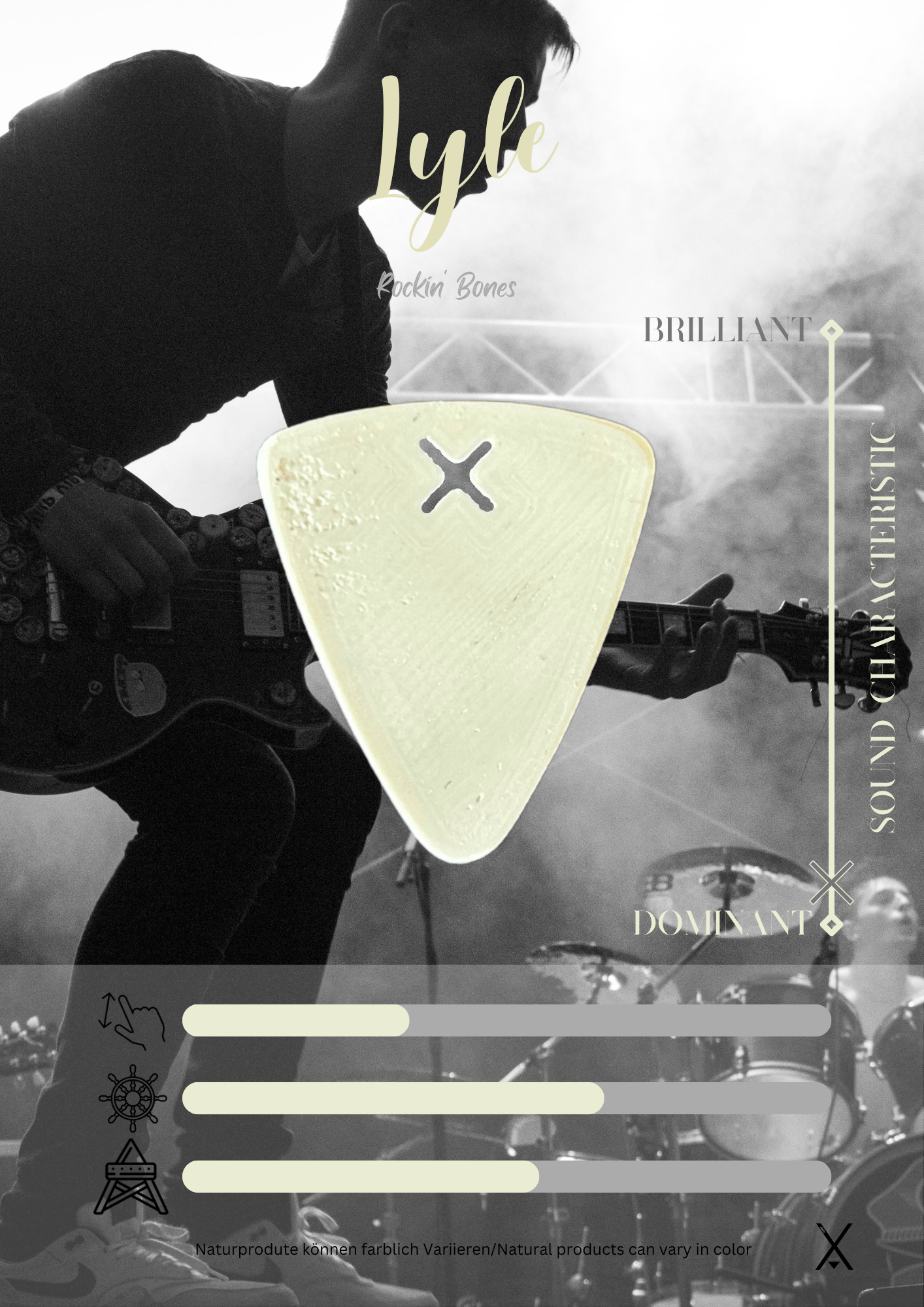 Lyle Plektrum Rockin' Bones