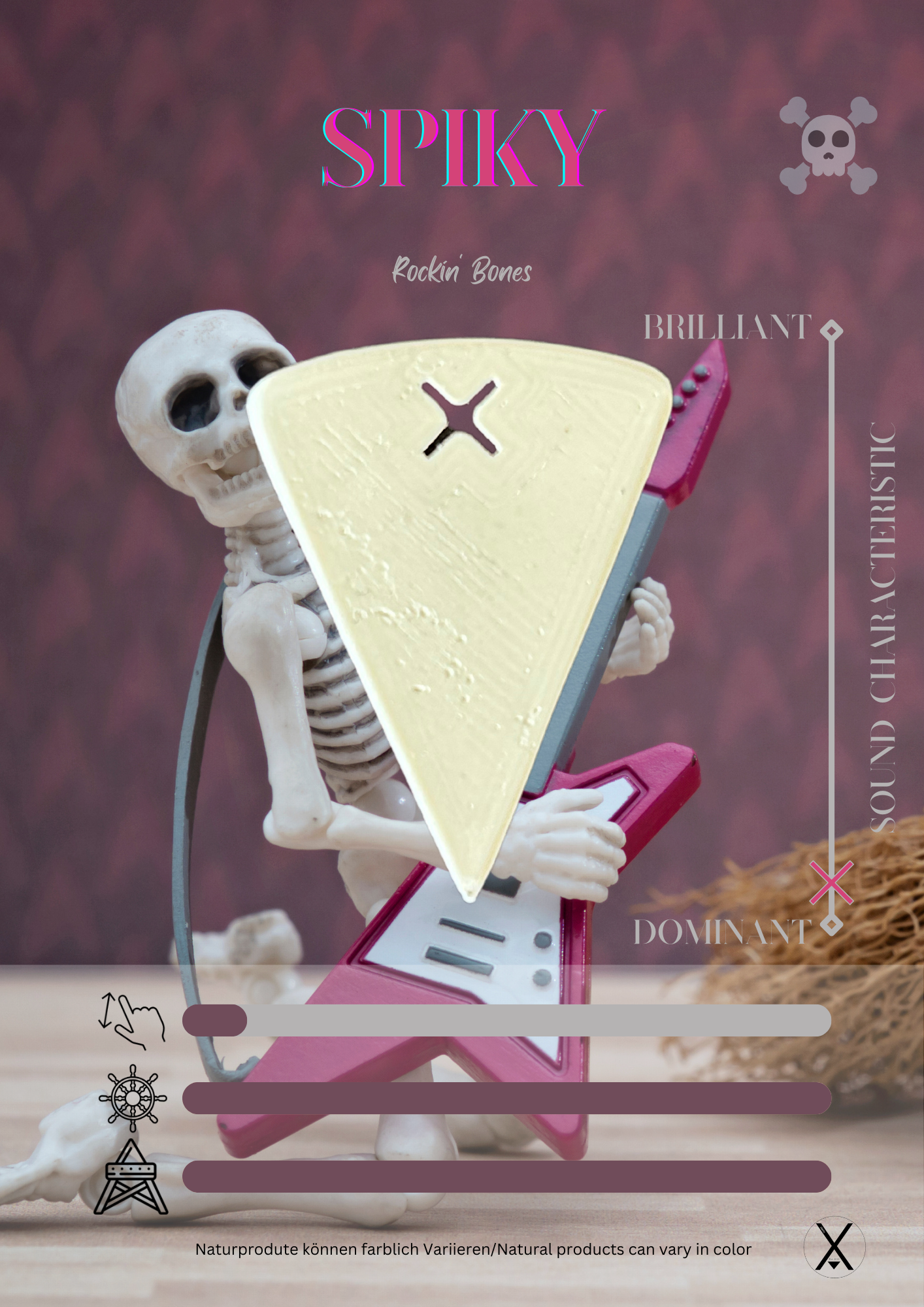 Spiky Plektrum Rockin' Bones