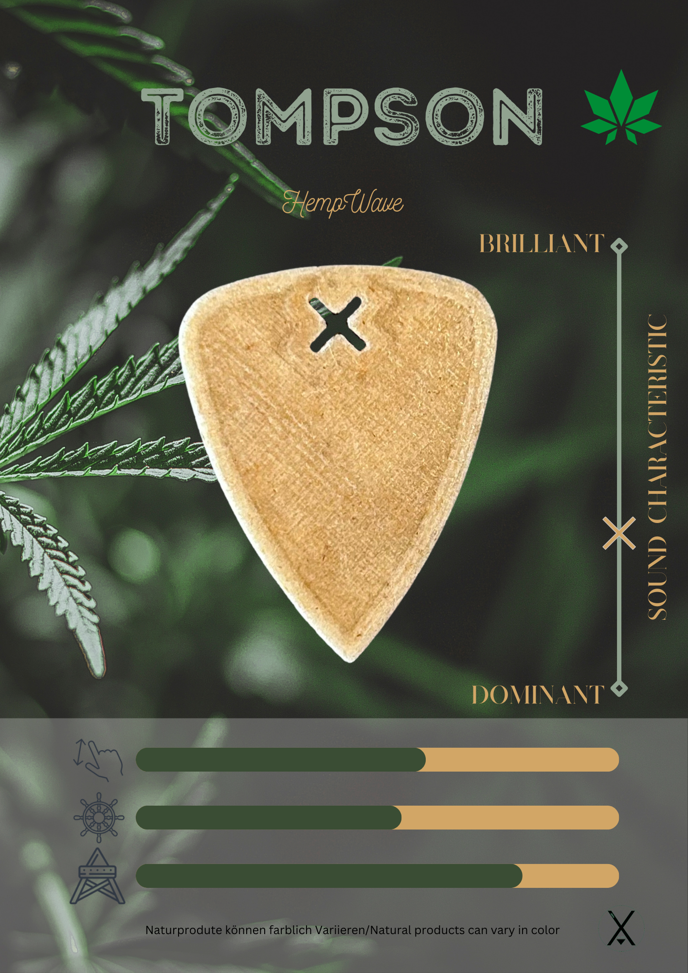 Tompson Plektrum HempWave