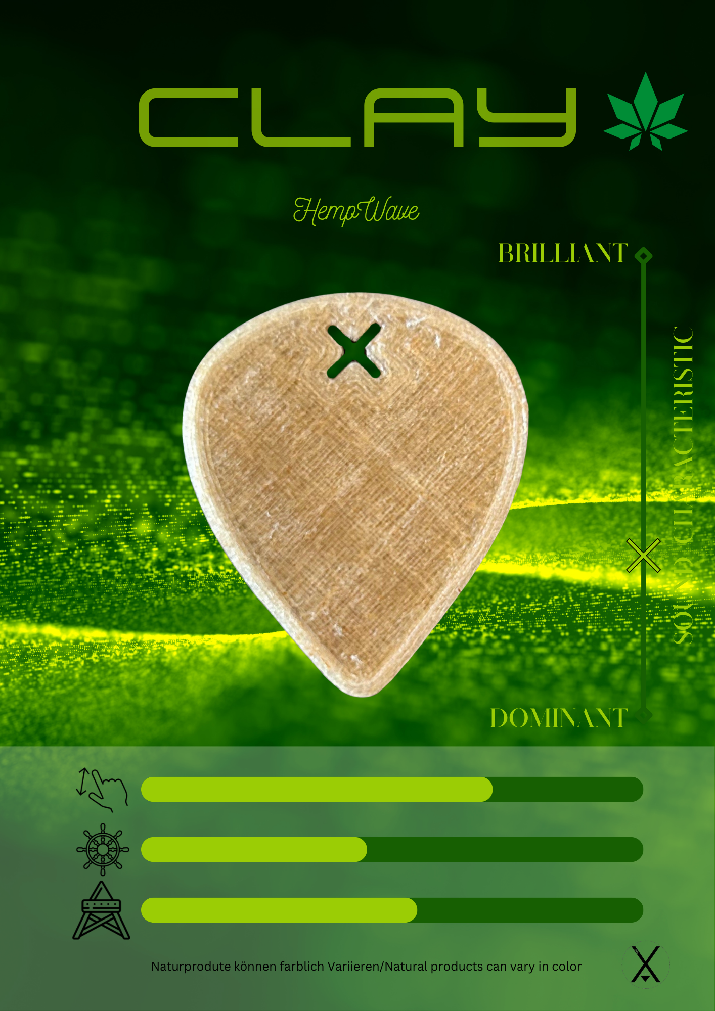Clay Plektrum HempWave