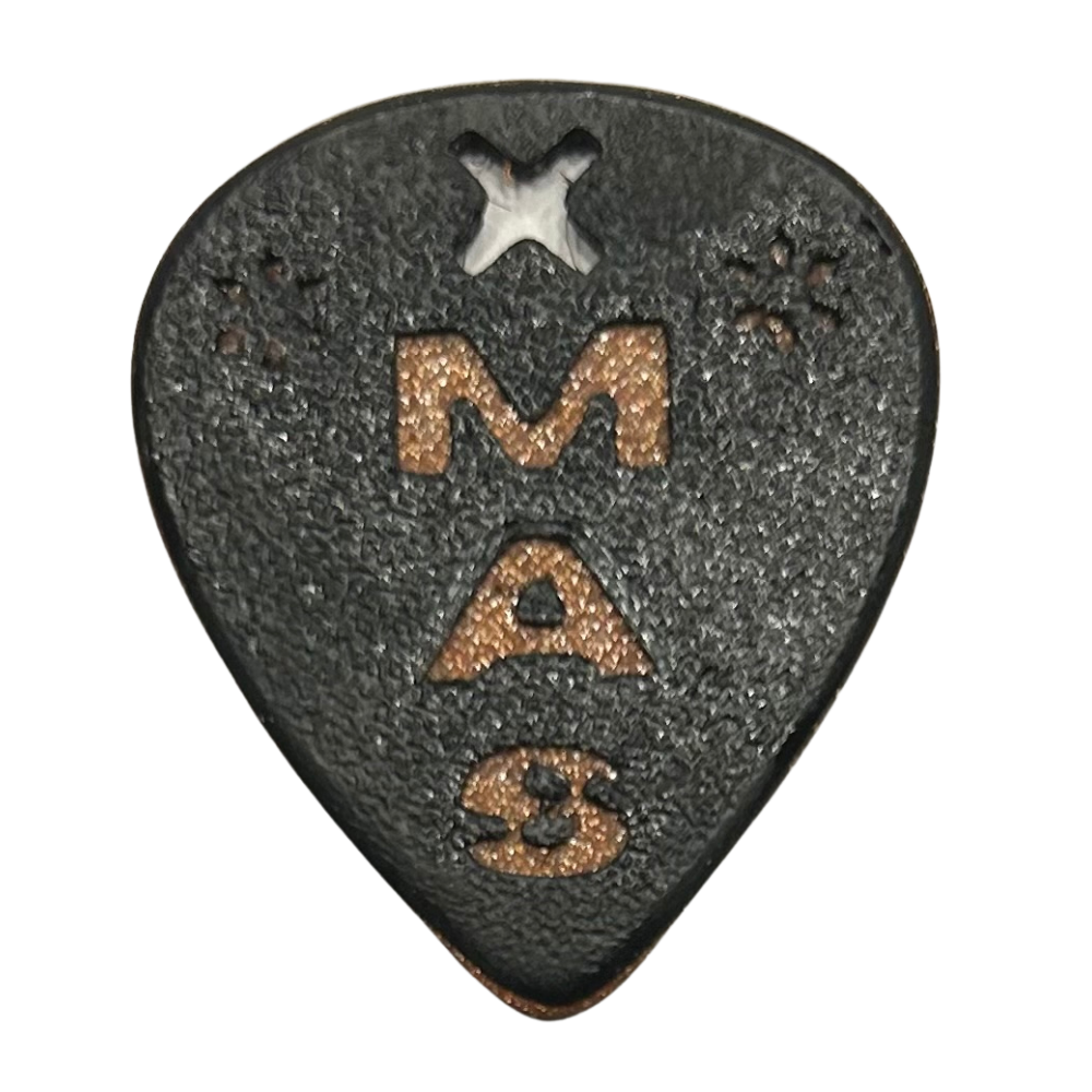 Clay X-Mas Ruby Plektrum Back
