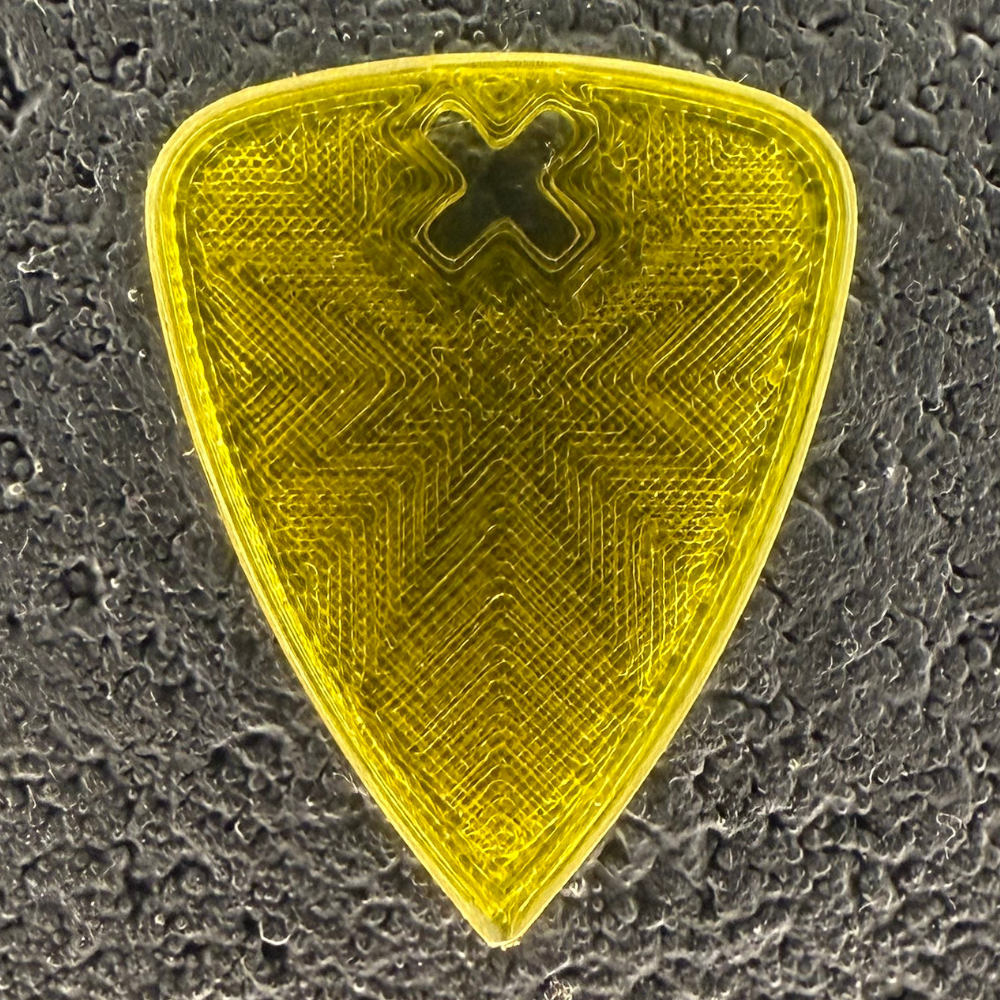 Tompson Plektrum mit achteckiger Sternenstruktur