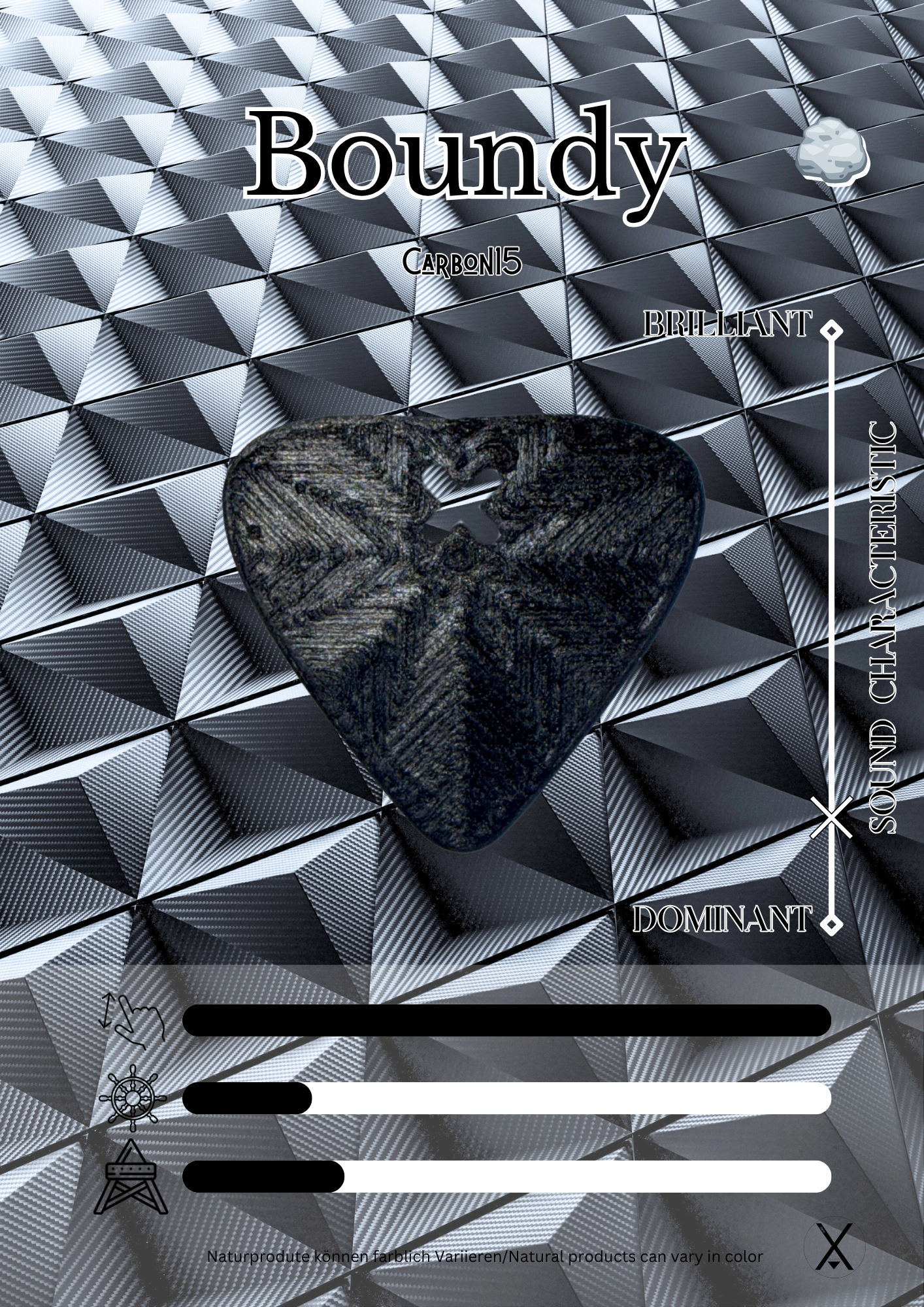 Boundy Carbon15 Plektrum