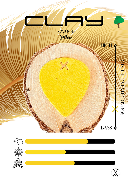 Clay Plektrum X.wood Willow