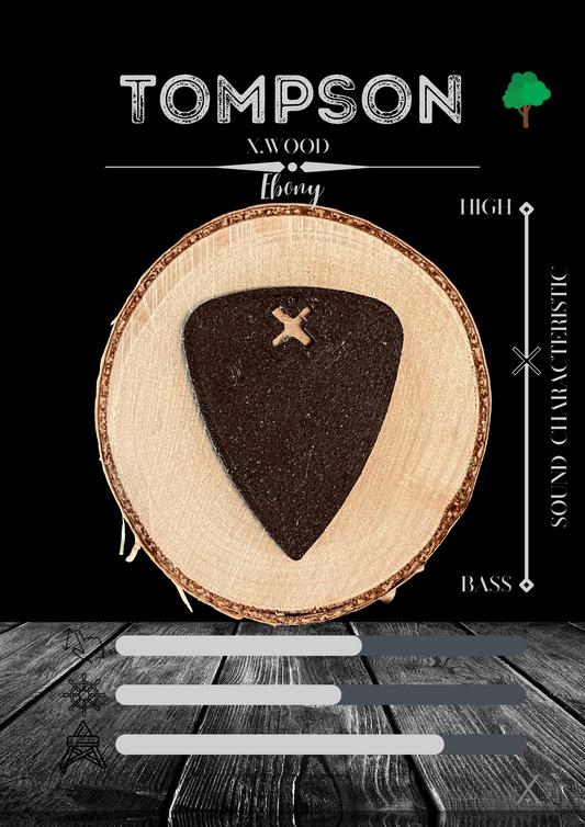 Tompson Plektrum X.wood Ebony